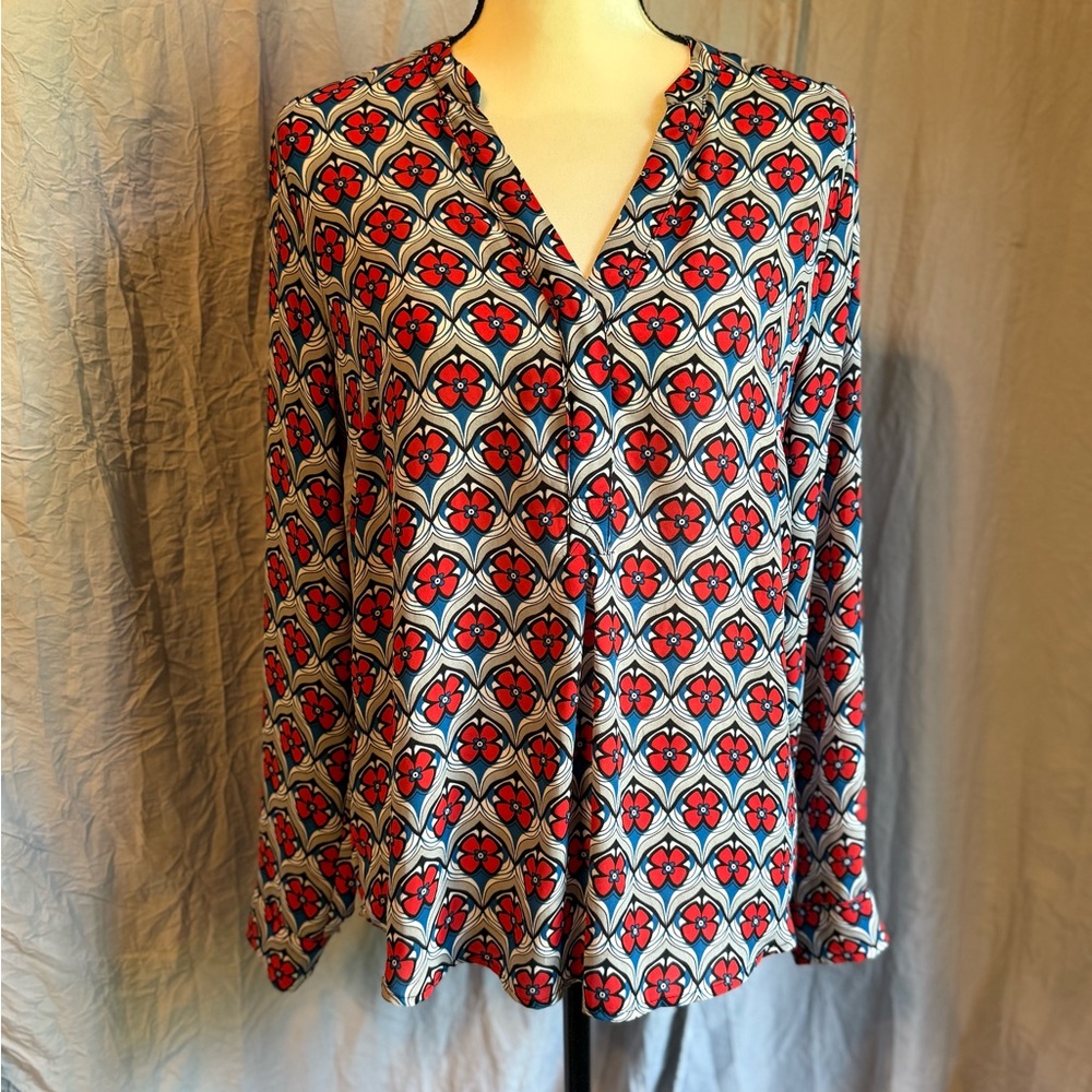 Floral Patterned Women's Top